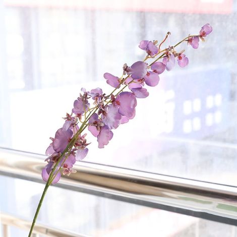 Orchid Artificielle - Vase Faux Orchidée Phalaenopsis 92 cm - Décoration Intérieure Salon Chambre Bureau Hôtel - Lot de 1 (1/5)