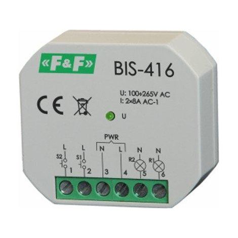ff BIS-416 relé bistable control de iluminación duradero
