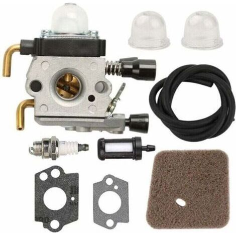 Carburateur avec conduite de carburant pour STIHL HS75 HS80 HS85 HL75 HL75K FH75 HT70 HT75 KM80 KM85 KM85R SP80 SP85 FC75 FC85 Taille-haie Taille-bordure,