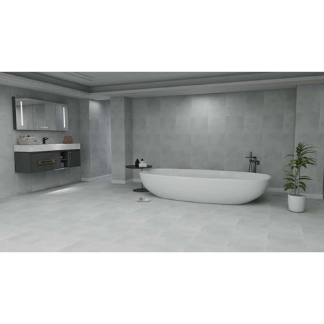 Pavimento Spc Robust Cemento Zurich 5,5X457X914 Mq 2,506