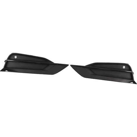 Paire de grilles de feux antibrouillard pour pare-chocs avant gauche ou droit, référence 31425447, accessoires de remplacement pour S90 V90 2016-2019, noir brillant (1/5)
