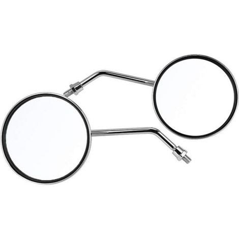 Rétroviseurs Moto - 8 mm - Universels Droit et Gauche - Pour Moto et Scooter - 1 Paire (1/5)