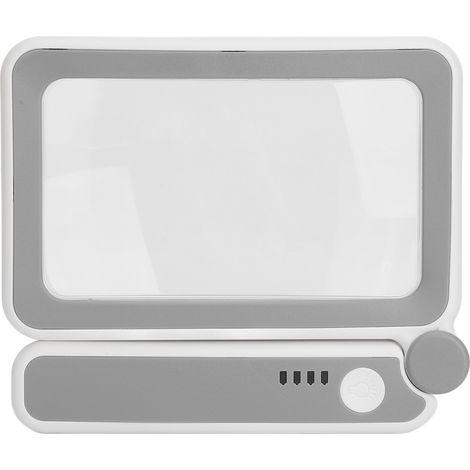 Loupe de lecture portable 4X avec 10 LED, soulage la fatigue oculaire, mise au point de 250 mm, loupe pliable (1/5)