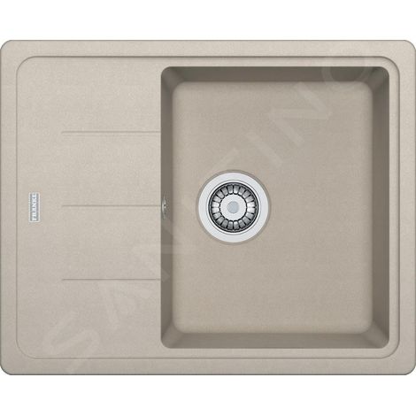 Franke Basis - Évier en fragranit BFG 611-62, 62x50 cm, sahara 114.0285.111 (1/4)