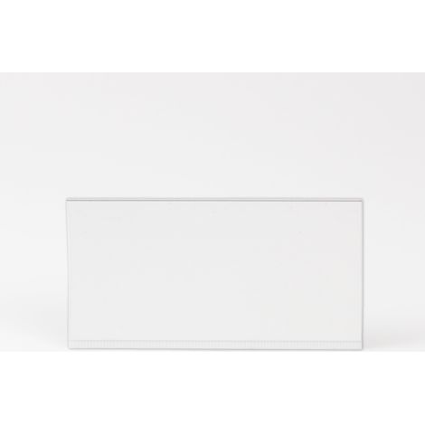 Magna-C Klarsichtmagnetschild seitlich und oben offen 100x50mm (1/3)