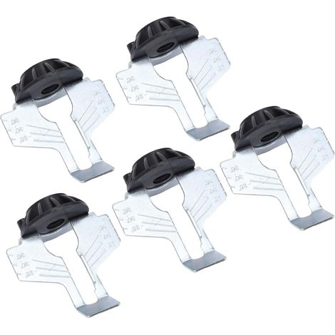 Kit de Fixation d'affûtage Tronçonneuse, Matériau ABS, Guide d'angle à Réglage Rapide, Ensemble 'affûteuse Dents 5 Pièces pour Tronçonneuses et Outils Jardin - (1/5)