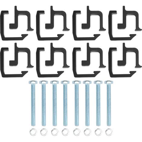 Zoternen Pinces de montage pour capuchon de lit de camion, 16 pièces, Clips de coque de camping-car de remplacement pour Chevy Silverado 1500 2500 3500 noir (1/5)