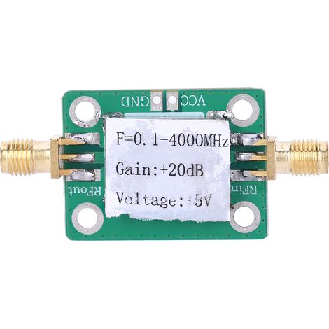 Module amplificateur RF micro-ondes, faible bruit, large bande 0,1-4000 MHz, composants électroniques (1/5)