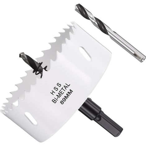 Kit de Scie Cloche Bi-Métal 89mm (3-1/2") M42 Blanc (1/5)