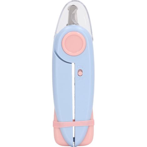 Coupe-ongles professionnel pour chiens et chats, avec lumière LED bleue, pour un entretien minutieux des griffes à domicile.-AquaForge (1/5)