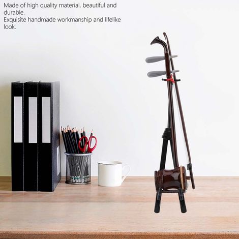 Miniature Instruments de Musique en Bois - Décoration Murale Artisanale 15cm (1/5)