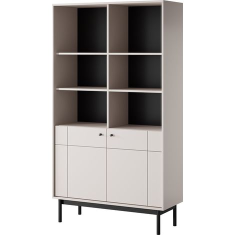 Libreria: Cashmere, gambe nere, 103,5 x 184,6 x 39 cm (1/4)