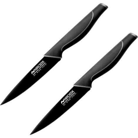 Ensemble de 2 Couteaux universel Nirosta Black Edition (1/3)