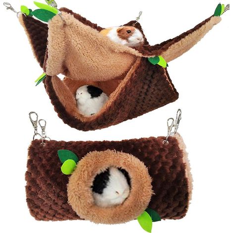 Ensemble hamac et tunnel sur le thème de la forêt pour petits animaux (1/5)
