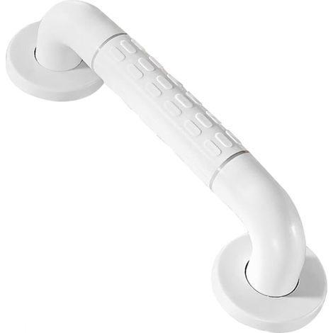 38 cm blanc Handlauf, Handlauf für ältere Menschen, Behinderte, barrièrefrei, Edelstahl für Badewanne und Toilette – ältere Menschen (1/4)