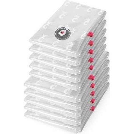 Compactor Contenitori per lo stoccaggio - Set di scatole per la conservazione sottovuoto, dimensioni M e L, trasparenti RAN7367 (1/5)