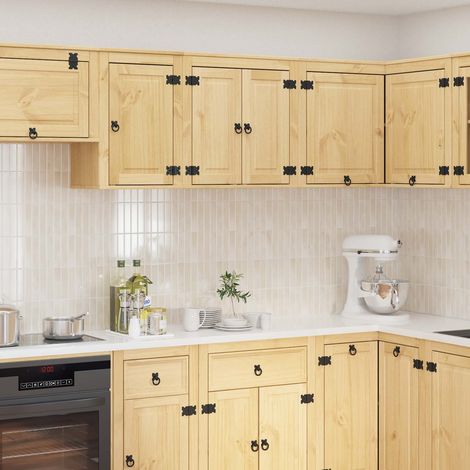 vidaXL  Cabinet  SKI Honey Brown 60 x 32 x 60 cm Solid Pine Wood