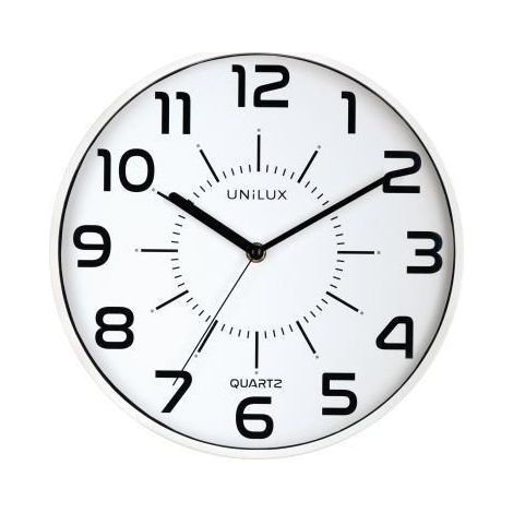 Unilux POP Horloge Murale Silencieuse 30 cm Blanc (1/3)