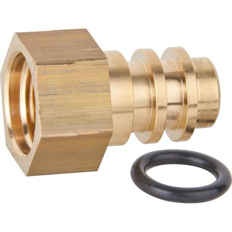 Fondital Adapter für Schnellentlüfter Itaca Giava Madeira, DN 10 3/8" IG, inkl. O-Ring (1/2)