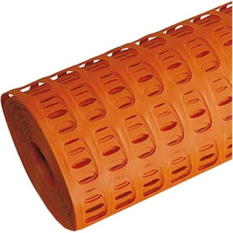 Malla señalización 1x50 naranja 70gr/m2, GIBALTO.