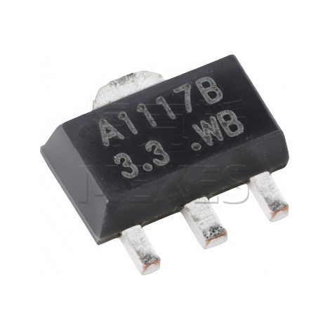 Changdian/Changjing CJA1117B-3.3 voltage regulator circuit in SOT-89-3 package. (Inquiries welcome.) 5 electronic components/chips/parts.