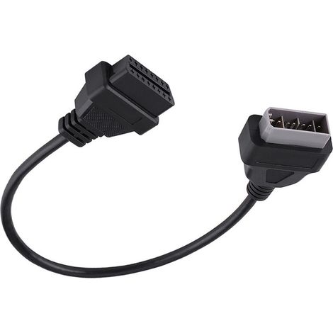 Adapter Verlängerungskabel, OBD2 14 Pin auf 16 Pin für Nissan OBD-II Adapter Diagnosestecker Verlängerungskabel