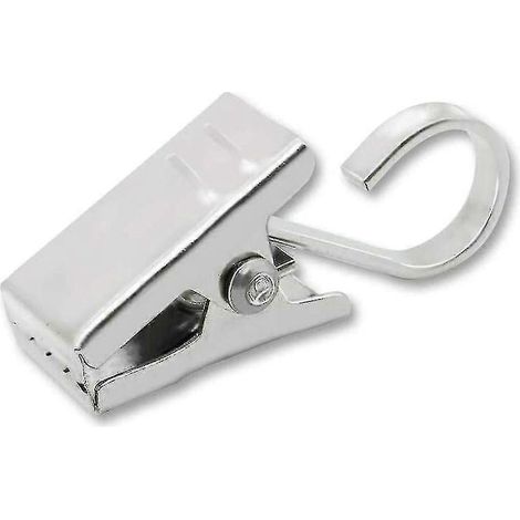 Lot de 30 petites pinces à rideaux en acier inoxydable avec crochet, robustes et compatibles avec les photos, pour la décoration de la chambre, de la salle de bain, de la maison, des fêtes en extérieu (1/5)