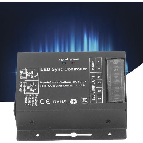 RGB-Dimmregler, LED-Dimmmodul und 24-Tasten-Fernbedienung für DC12V-24V LED-Streifen (1/5)