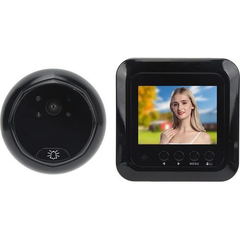 Video-Türklingelsystem – Umschaltbare Türklingel – 2,4-Zoll-Digitaldisplay – 60 Grad – Bildschirm für Homeoffice (1/5)