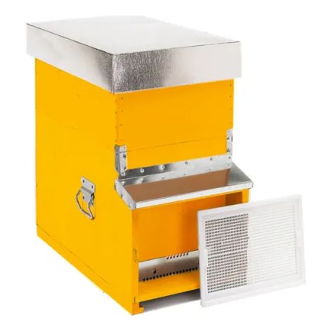 Arnia 1085A Dadant-Blatt 7 favi nomadismo fondo mobile antivarroa - Giallo
