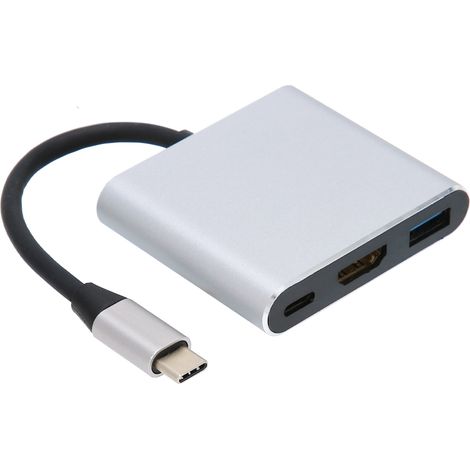 Station d'accueil Type C 3 en 1 adaptateur USB 3.0 vers HDMI multiprise (1/5)