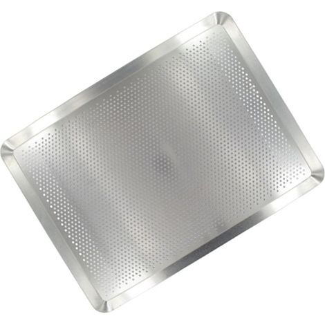 1540350 Plaque à Pâtisserie Perforée en Inox 18/10, 40 x 30 cm, Gris 1 (1/5)