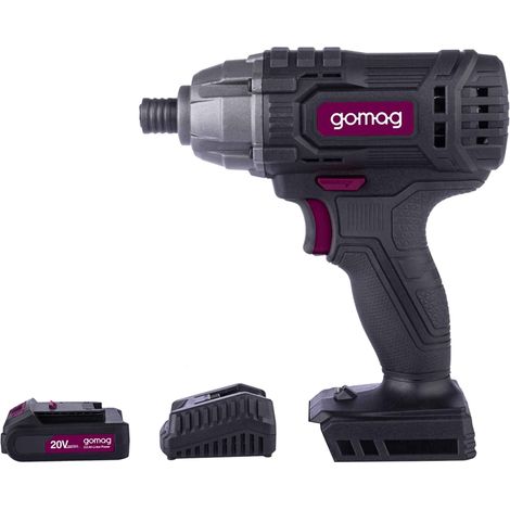 Gomag Akku-Schlagschrauber GO-SCS180 20V 180Nm Drehmoment 2,0 Ah Starterkit (1/5)