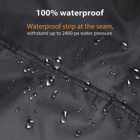 Housse pour aqueducor de patio Oxford 210D imperméable rouge 50x50x120 cm, protection contre les chutes de poussière et l'utilisation externe (1/5)