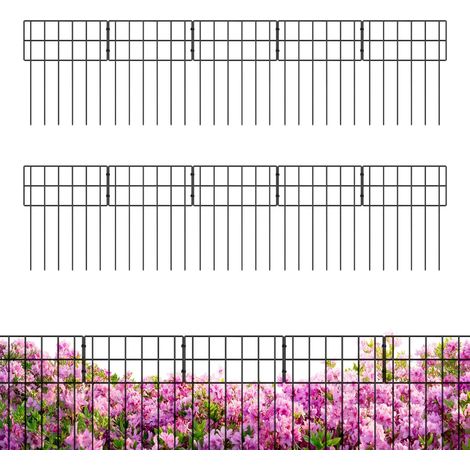 Clôture de Jardin - Grillage Métallique Inoxydable - 10 Panneaux Décoratifs (1/5)