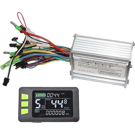 36 V 48 V 52 V 60 V 350 W 18 A bürstenloser Gleichstrommotor-Controller P3c Elektrofahrrad-Controller LCD-Display Tachometer (1/5)
