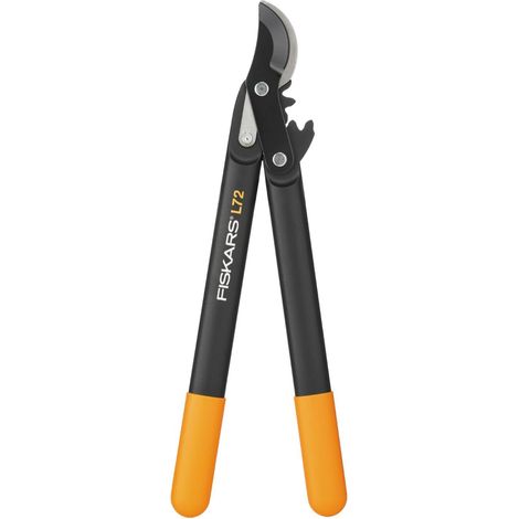 Coupe-branches pour bois vert, Système à crémaillère, Diamètre de coupe: 2,8 cm, Lames en acier trempé avec revêtement antiadhésif, Longueur: 46 cm, Noir/Orange, L72 (1/5)