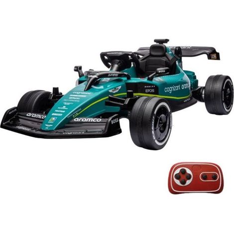 Coche de carreras F1 24V verde - Coche eléctrico para niños (1/5)