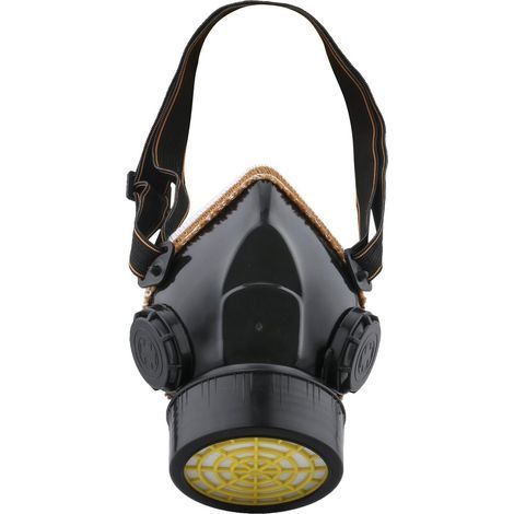 TAISHENGDA-Masque de protection respiratoire contre vapeurs toxiques – Double sortie d'échappement – Confort ergonomique en gel – Résistant aux chocs (1/5)