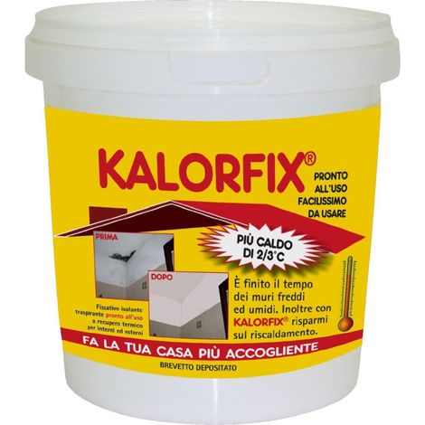 Kalorfix fissativo termico per pareti e soffitti freddi formato 1 lt - confezione 1