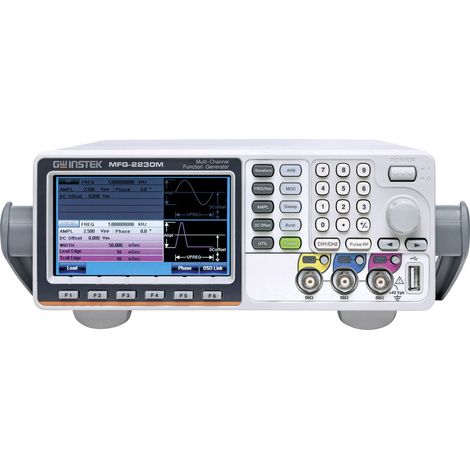 GW Instek MFG-2230M Funktionsgenerator netzbetrieben 1 µHz - 30 MHz 2-Kanal Arbiträr, Sinus, Rechte (1/2)