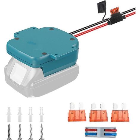 Un adaptateur secteur USB Type-C compatible avec les voitures télécommandées DIY, doté d'un fusible de 40 ampères, pour connecter les voitures et bases électriques miniatures. (1/5)