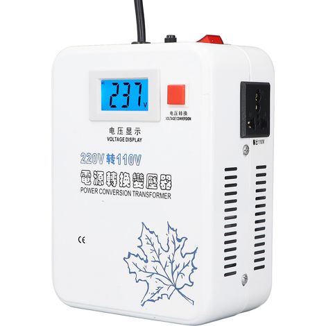 Transformateur 1500W monophasé AC220V vers 110V abaisseur de tension basse fréquence, prise UE (1/5)