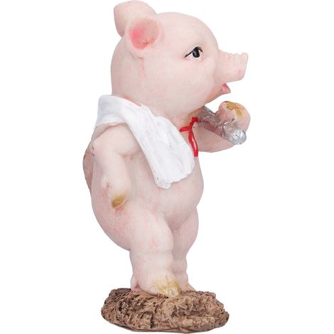 Statue Réaliste de Cochon pour Jardin - Décoration Extérieure Mignonne et Durable, Idée Cadeau Ferme ou Maison (1/5)