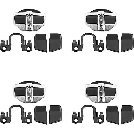 Juego de 4 protectores de pestillos estabilizadores de puerta TRD para Land Cruiser LC200 LC300 Camry Corolla Yaris (1/2)