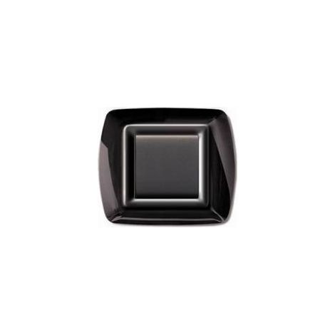 Placca Mylife 2 Moduli Nero ( Elettrocanali Cod. Ecl2982N )