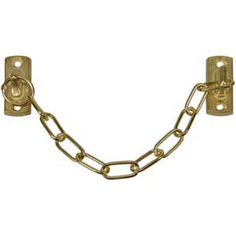 10PZ CATENELLA RITIENI PER FINESTRA IN OTTONE PESANTE - mm.150