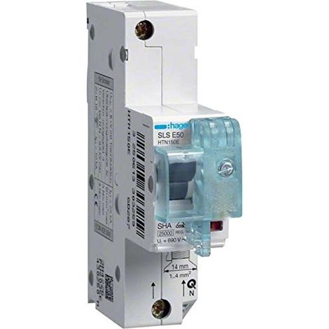 HAGER HTN150E SLS-SCHALTER 1P E-50A HUTSCHIENE