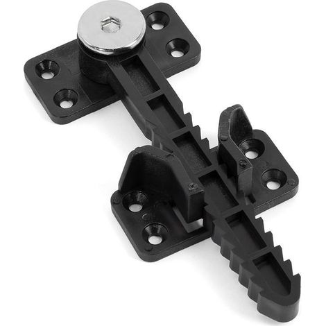 conector regulable. montaje superficial. eje de acero. negro. diámetro 74mm - qq