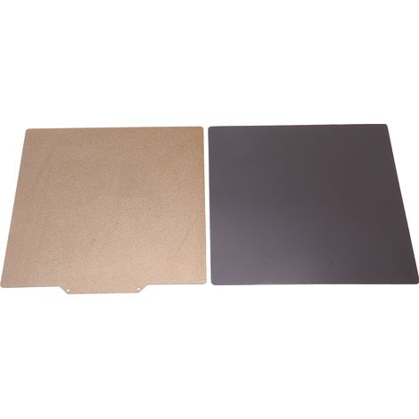 Lot de plateaux magnétiques flexibles en acier PEI pour imprimante 3D, kit autocollant facile à nettoyer, feuille inférieure magnétique (1/5)